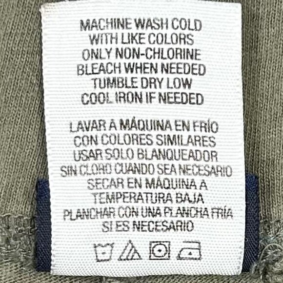 Basic Editions Women's Olive Green 100% Cotton Shorts Plus Size 1X - Picture 6 of 6